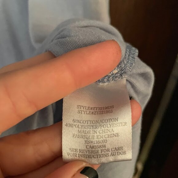 Boyfriend Bolt Tee in Ocean M (6-8) - Picture 5 of 7